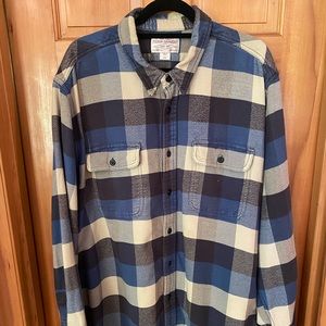 Filson 2XL Plaid Vintage Work Flannel
